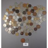A quantity of world coinage 19th and 20th century with examples from: Belgium, Bahama Islands,