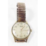 A Cauny Prima gold plated vintage gentleman's wristwatch