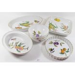 A group of Royal Worcester Evesham oven to tableware serving dishes