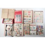 Boxed collection of GB, Br Empire/C'wealth & ROW stamps, both mint & used, in 5 albums, 3 approval