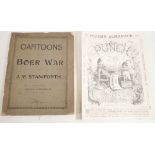 Cartoons of the The Boer war by J.M Staniforth 1900 and a Punch Almanack 1880