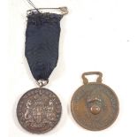 An Italian Ardis Abeba medal - R Costello and running medal