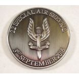 An SAS 2016 North Pole medal