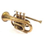 A small Military style trumpet by Bessons & Co