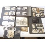 A WWII military army officers photograph album, Greece with many annotations including Churchill's