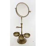 A vintage shaving mirror stand