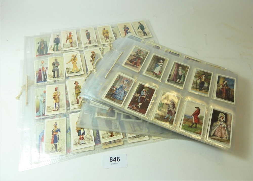 Approximately ten sets of various cigarette cards including Wills, Gallaher, Players etc.