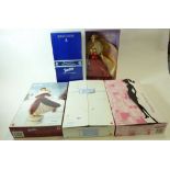 Five Limited Edition Barbie dolls made for Avon - boxed