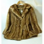 A vintage mink fur jacket