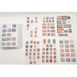 GB, Br Empire & ROW: Collection of c 80 pages of QV-QE II era mint and used stamps. Mostly defin &