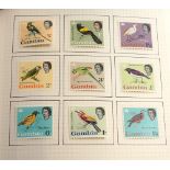 All World: Thematic album of bird stamps, both mint & used, countries A-Z; all neatly set out.