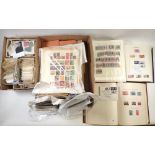 World: Box of remaindered collections of mint & used, QV period on, for Denmark, Malta, S.America