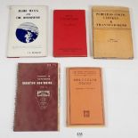 A small group of wireless related books including Radio Waves and The Ionosphere, signed by the