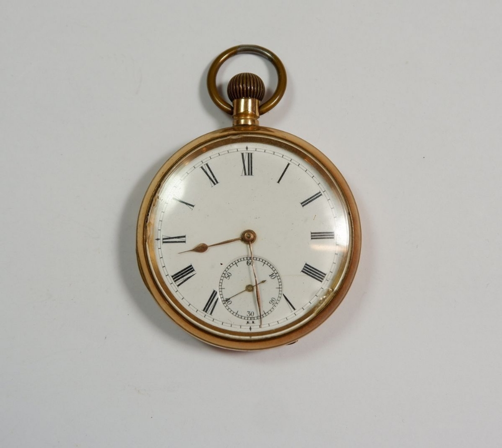 An Excelsior gold plated pocket watch in card and gilt metal watch stand - Image 2 of 6