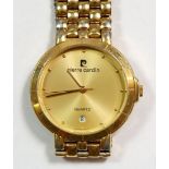 A Pierre Cardin gold plated gentleman's wrist watch