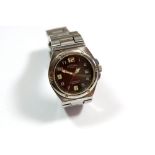 A gents stainless steel Rotary Professional divers watch, cased