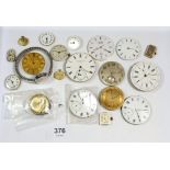 A quantity of watch movements