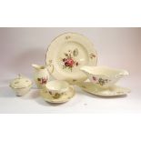 A Royal Copenhagen dinner service with floral decoration in good condition and with original receipt