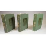 Three volumes of Trees & Shrubs by W J Bean, 4th edition