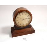 A 19th French eight day "tic tac" pendulum mantel clock, 17ch high