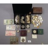 A miscellaneous quantity of British pre-decimal and decimal coinage including copper/bronze, cupro-
