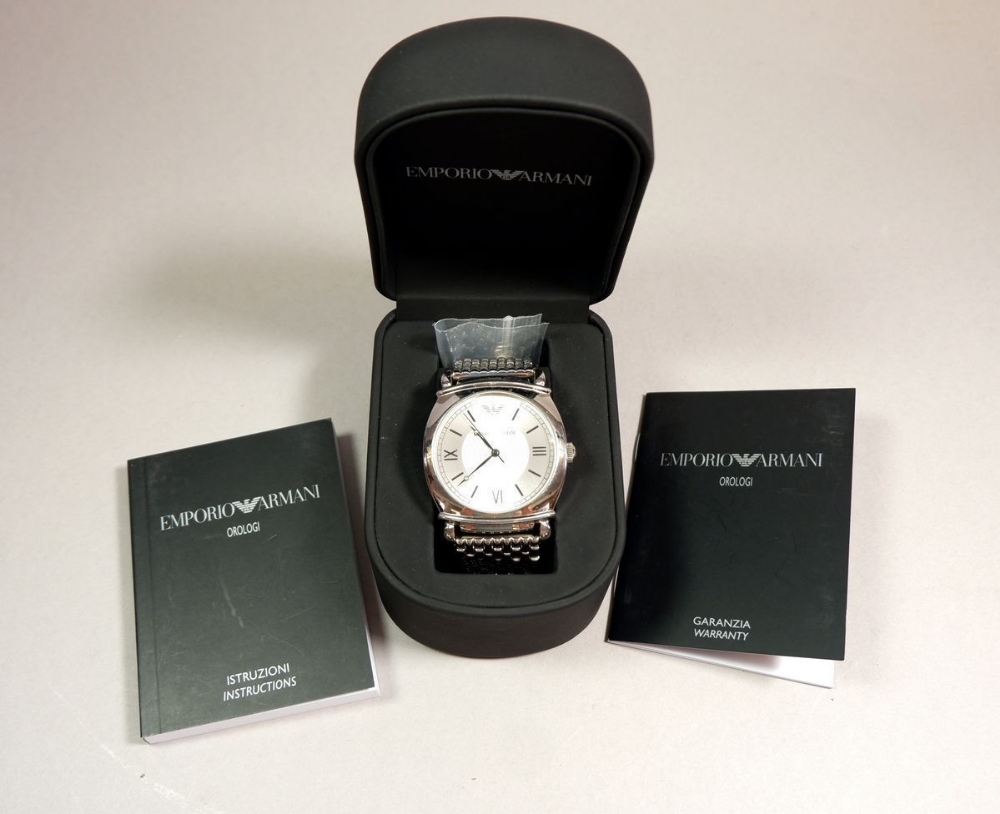 An Emporio Armani gentleman's wrist watch, boxed - Image 3 of 3