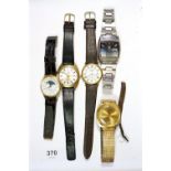 A box of gentleman's wrist watches including a Montine, Daichi etc.