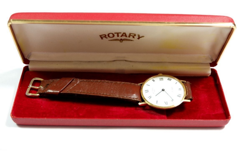 A Rotary gents 9 carat gold wrist watch, boxed - Image 3 of 3
