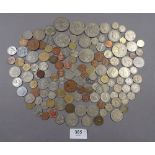 A quantity of British pre-decimal and decimal coinage: sixpences through commemoratives pus quantity