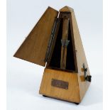 A Maelzel mahogany cased metronome with bell