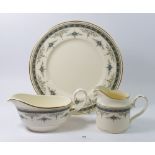 A Minton Grasmere dinner and coffee service comprising: eight dinner plates, eight side plates,