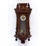 A Vienna style mahongay wall clock