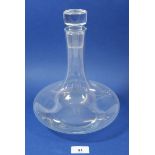 A Rosenthal large glass decanter boxed