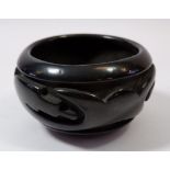 A Santa Clara Blackware bowl, 12cm diameter
