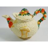 A Clarice Cliff Celtic Harvest teapot