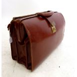 A vintage gentleman's leather briefcase