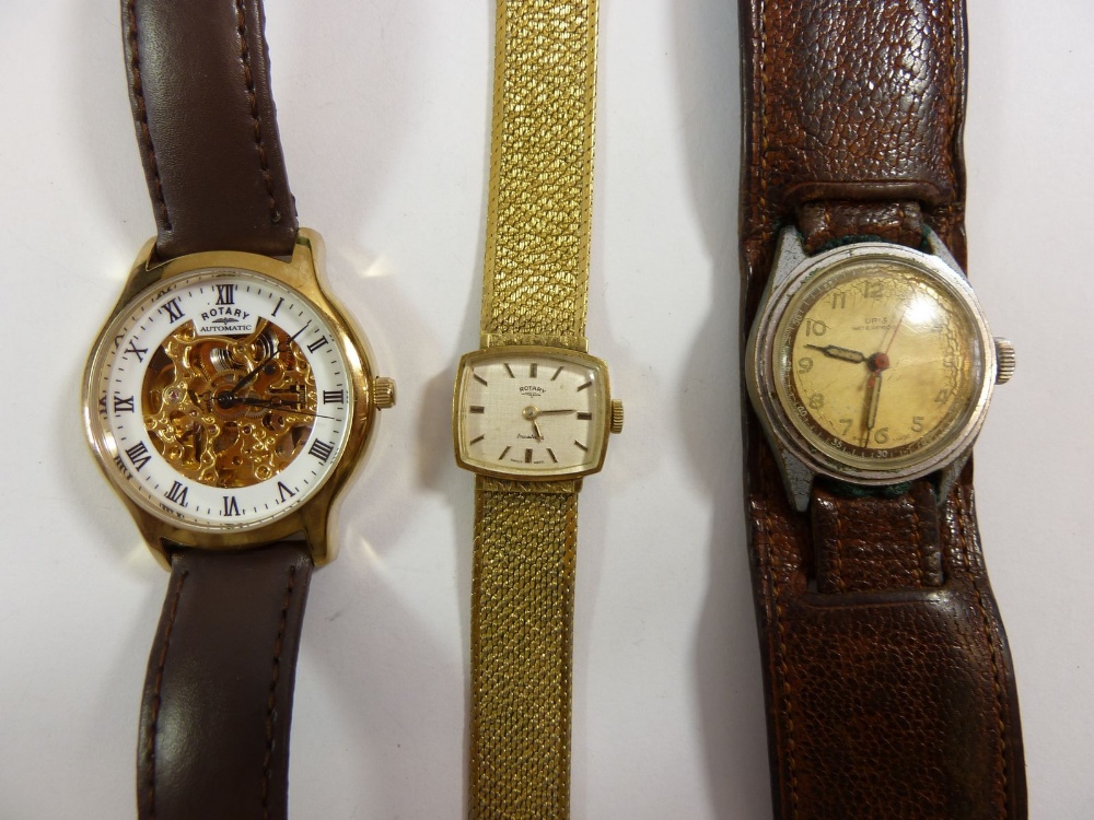 A Rotary gentleman's Automatic wrist watch, a ladies Rotary watch and a gentleman's vintage Oris - Bild 2 aus 3