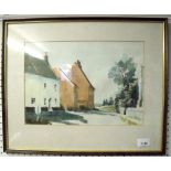 R Mathews - four watercolours of Norfolk including River Bure, Castor Camp, Hawes Green and St