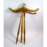 Three barrister wig hangers