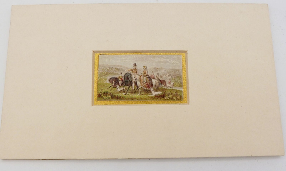 A group of fifteen Baxter mini prints of Victorian scenes including Royalty - Image 2 of 3