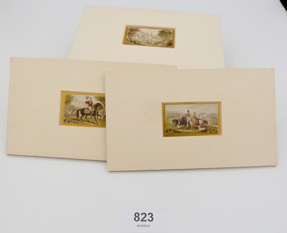 A group of fifteen Baxter mini prints of Victorian scenes including Royalty