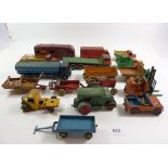 A box of mainly pre 1950's Dinky Supertoys