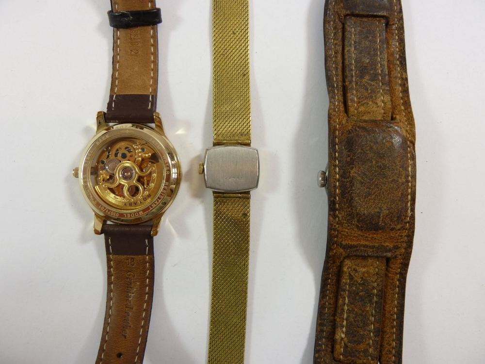 A Rotary gentleman's Automatic wrist watch, a ladies Rotary watch and a gentleman's vintage Oris - Bild 3 aus 3