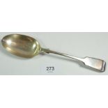 A silver tablespoon, London 1902, 85g by William Hutton