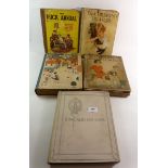 A group of five children's annuals including 'The Childrens Treasure', '1925 Puck annual', Gladys