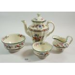 A Copeland Spode 'Chinese Rose' part dinner service comprising: six dinner plates, four coffee