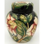 A Moorcroft ginger jar and cover 'Chatsworth Rose' limited edition 49/300, 2001 by Philip Gibson,
