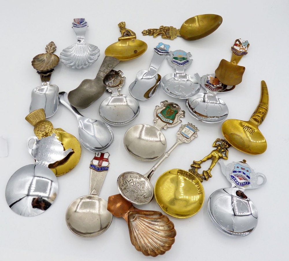 A collection of caddy spoons