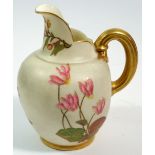 A Royal Worcester floral jug No 1094