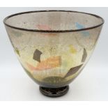 A Cowdy Glass Confetti bowl, 20.5cm diameter